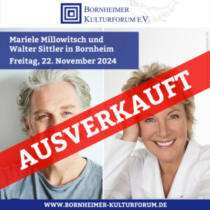 Mariele Millowitsch und Walter Sittler in Bornheim